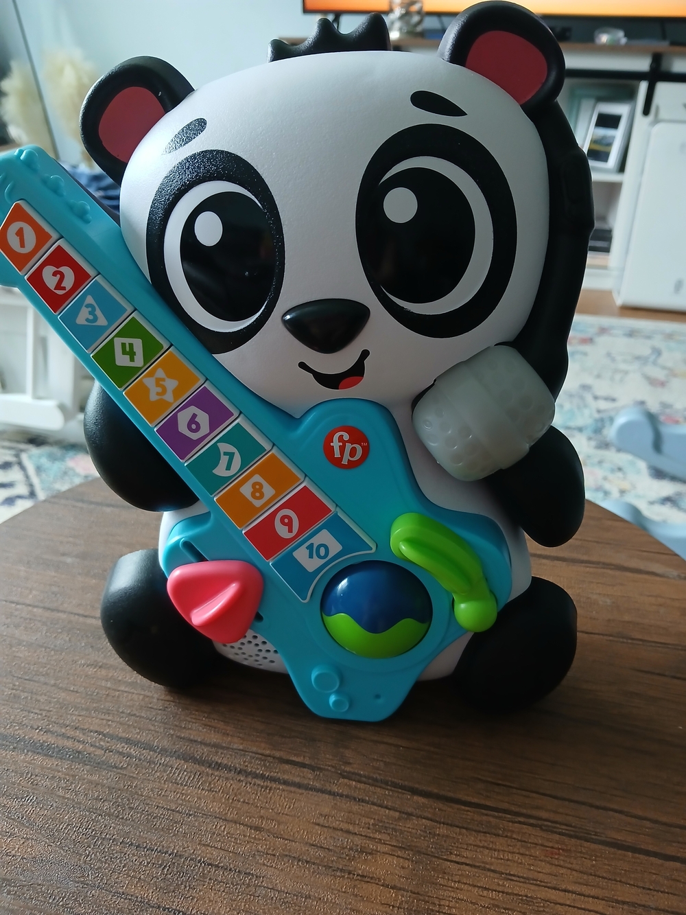 Baby Learning Toy Link Squad Jam & Count Panda with Music & Lights for Ages 9+ M